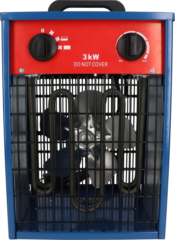 Blaupunkt EH9010 inomhus Svart, Blå, Röd 3000 W Elektrisk värmefläkt