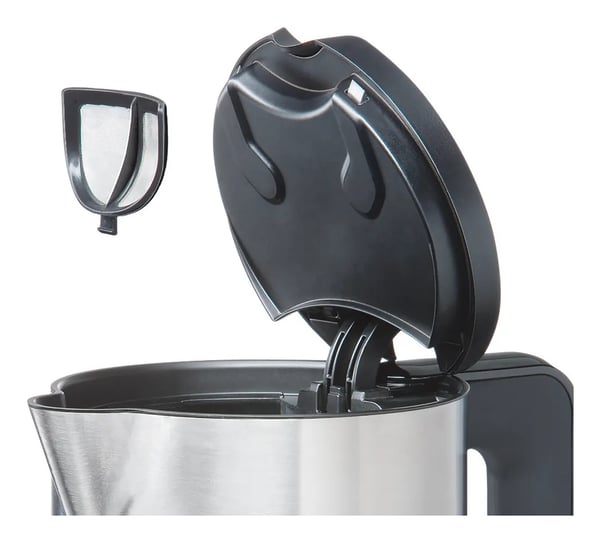 Miniatyrbillede 12 af 12: Bosch TWK8611P elkedel 1,5 L 2400 W Anthracit, Rustfrit stål, Hvid