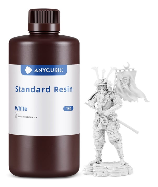 Anycubic SPTGY-10 Fotopolymer, Resin Hvid 1 kg