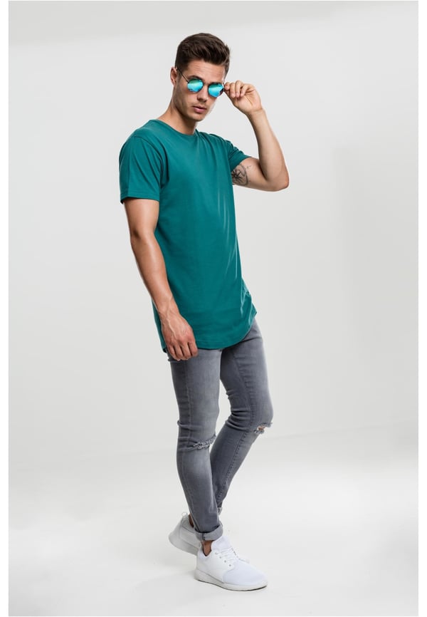 Miniatyrbillede 2 af 7: Urban Classics Shaped Long Tee T-shirt Crew neck Kort ærme Bomuld