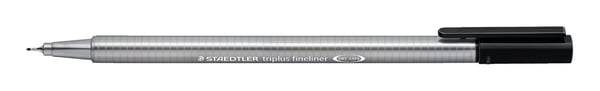 Miniatyrbillede 1 af 3: STAEDTLER Fineliner triplus sort 4-pak detailhandel