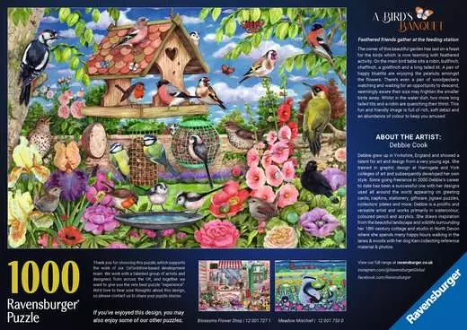 Ravensburger 12001713 puslespil 1000 stk Landskab