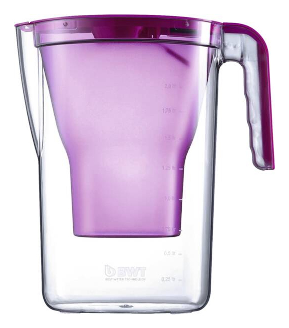 BWT Vida Kande vandfilter 2,6 L Lyserød, Transparent