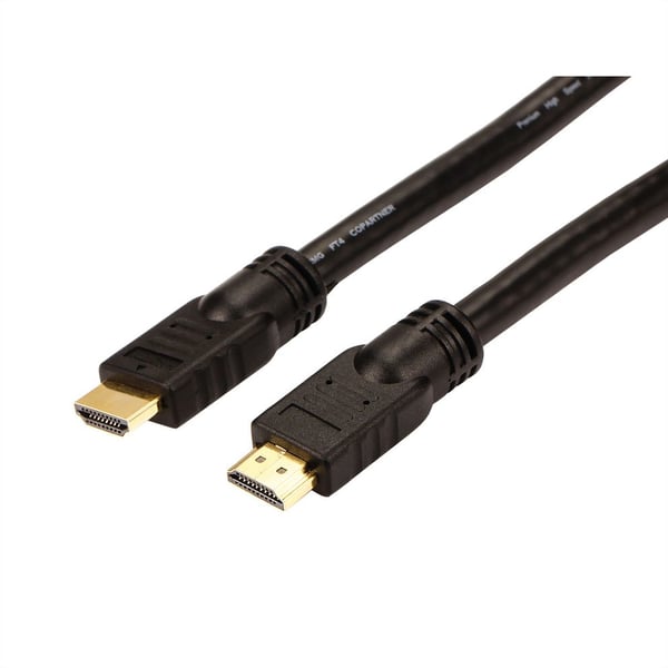 Miniatyrbild 2 av 3: ROLINE 14.01.3452 HDMI-kabel 15 m HDMI Typ A (standard) 2 x HDMI Type A (Standard) Svart