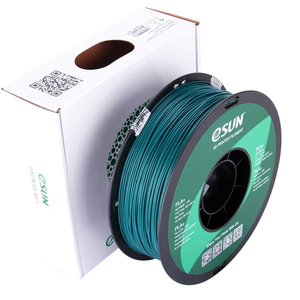 Miniatyrbillede 6 af 9: eSUN PLA+175G1 3D print materiale Polymælkesyre plus (PLA+) Grøn 1 kg