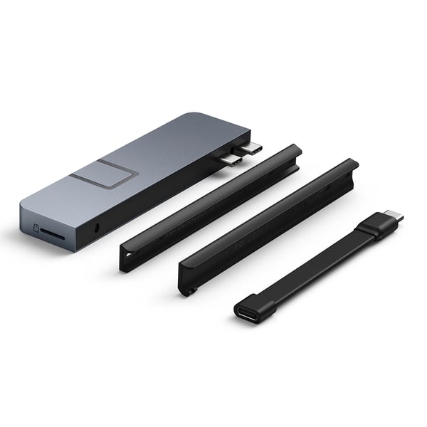 Miniatyrbillede 14 af 14: HYPER DUO PRO 7-in-2 USB-C Hub USB Type-C 104 Mbit/s Grå