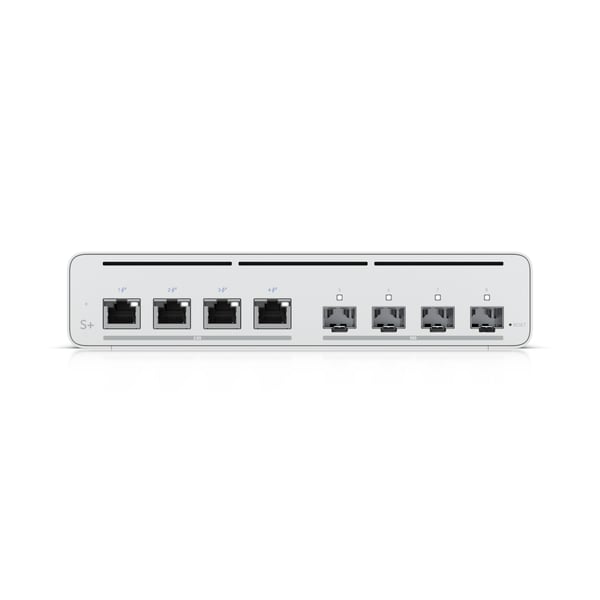 Ubiquiti UISP Switch Plus Administreret 2.5G Ethernet (100/1000/2500) Strøm over Ethernet (PoE) 1U Hvid