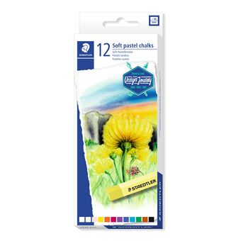 Staedtler 2430 Torrpastellkritor Mjuk Multifärg 12 styck