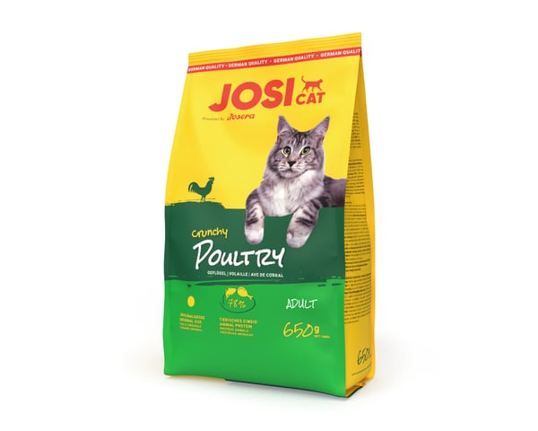 Josera JosiCat tørfoder til kat 650 g Voksen Fjerkræ