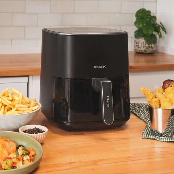 Pikkukuva 3 / 9: Cecotec 04971 rasvakeitin Yksi 5,5 L Erillinen 1500 W Kuumakiertoilmakypsennin Musta