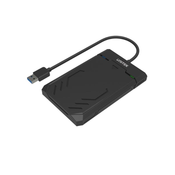 UNITEK Y-3036 Hölje för lagringsenheter HDD- / SSD kabinett Svart 2.5"