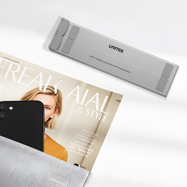 UNITEK D1137AGY01 dockingstation Docking USB 3.2 Gen 1 (3.1 Gen 1) Type-C Sølv