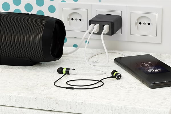 Goobay 44953 oplader til mobil enhed Universel Sort Vekselstrøm Indendørs