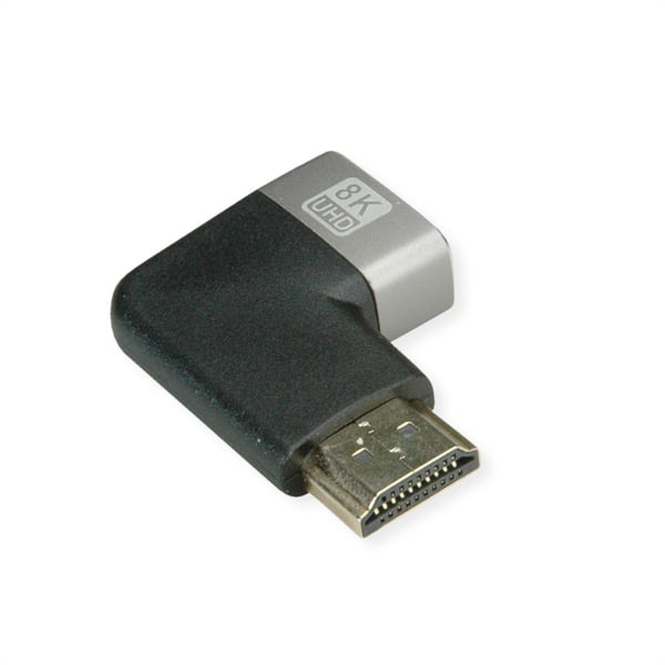 ROLINE 12.03.3251 kabelomvandlare (hane/hona) HDMI Type A Svart, Silver