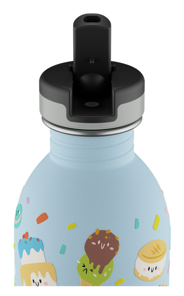 Miniatyrbillede 2 af 4: 24Bottles Sweet Friends Dagligt forbrug 500 ml Silikone, Rustfrit stål Lyse Blå