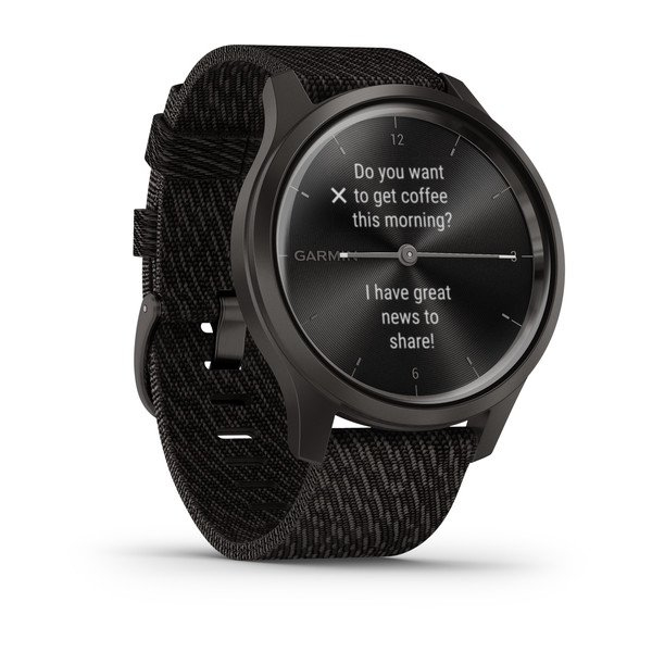 Garmin vívomove Style AMOLED 42 mm Digital 240 x 240 pixlar Pekskärm grafit GPS