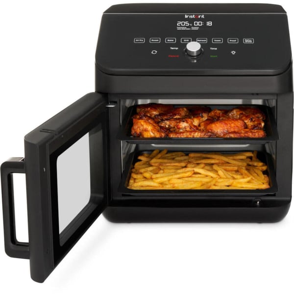 Miniatyrbild 6 av 9: Instant Pot Instant Vortex ClearCook Single 13 l Fristående 1700 W Varmluftsfritös Svart