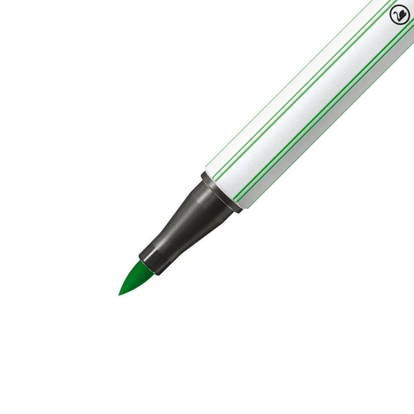 Miniatyrbild 8 av 8: STABILO Pen 68 brush stiftpennor Ljusgrön 1 styck