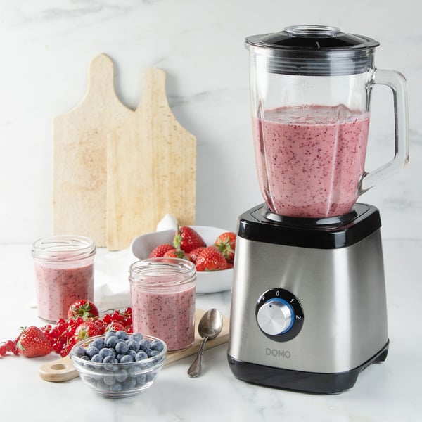 Domo DO1133BL Blender til madlavning 1000 W Rustfrit stål