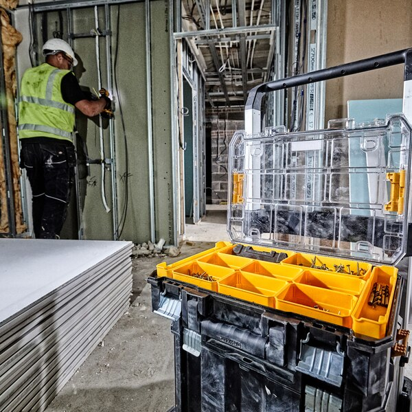 Miniatyrbillede 7 af 8: DeWALT DWST82968-1 taske til opbevaring af værktøj Sort, Orange