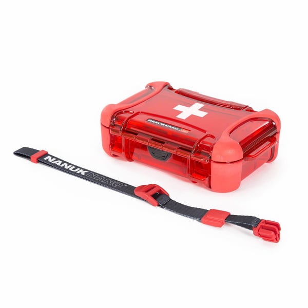 Nanuk Nano 320 utrustningsväskor Hårt fodral Röd, Vit