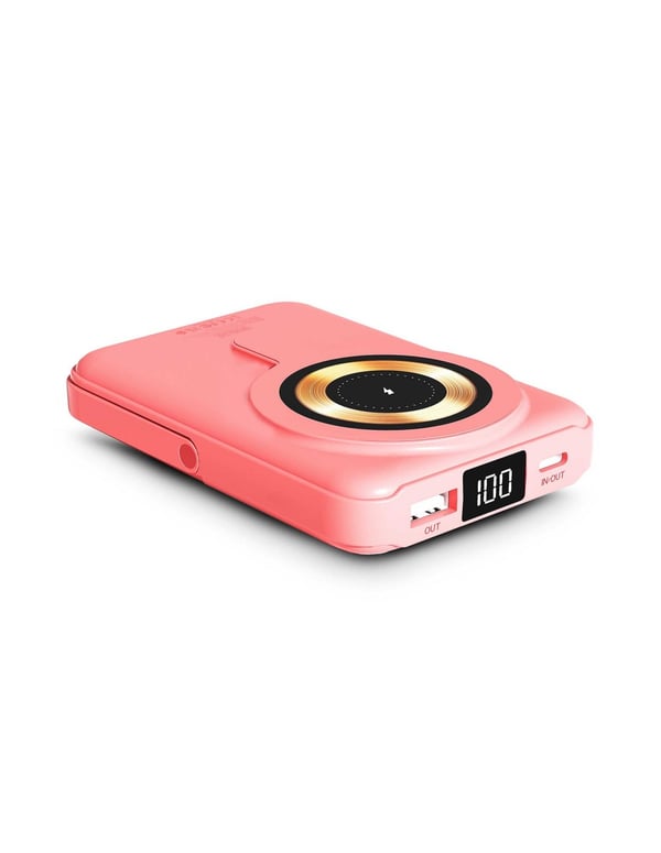 Urban Factory Magnee Power 10000 mAh Trådløs opladning Koral