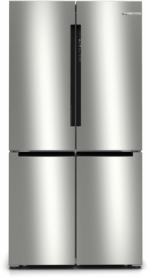 Bosch Serie 4 KFN96APEA side-by-side køle-fryseskab Fritstående 605 L Rustfrit stål
