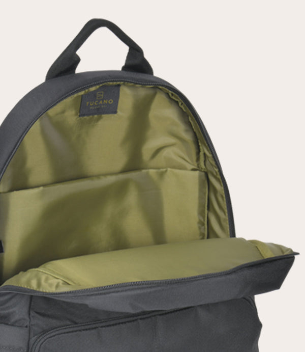 Tucano BACKPACK LAPTOP 15.6 MACBOOK ACCS ryggsäckar Svart Återvunnen polyetentereftalat (rPET)
