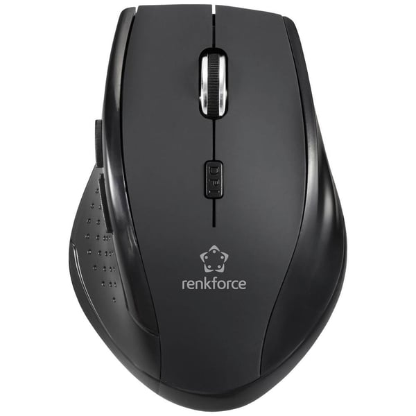Renkforce RF-5827190 datormöss Kontor högerhand RF Trådlös Optisk 1600 DPI
