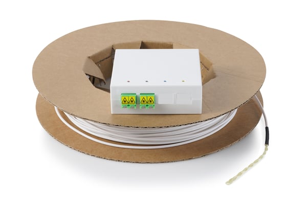 Miniatyrbillede 5 af 8: DIGITUS Fttx Installationssæt, prækonfektioneret, 4-fiber, LC/APC-stik, længde 30 m