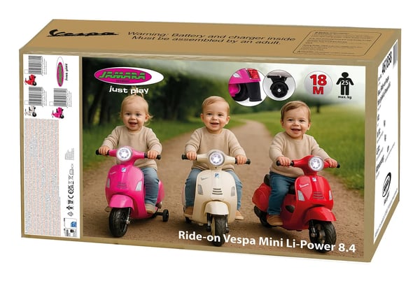 Pikkukuva 5 / 10: Jamara Ride-on Vespa Mini Päällä istuttava mopo