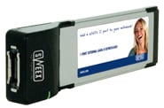 Miniatyrbild 1 av 2: Sweex 1 Port External SATA II Express Card