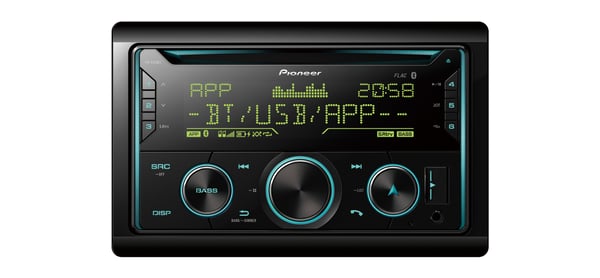 Miniatyrbillede 1 af 2: Pioneer FH-S720BT bil media receiver Sort 200 W Bluetooth