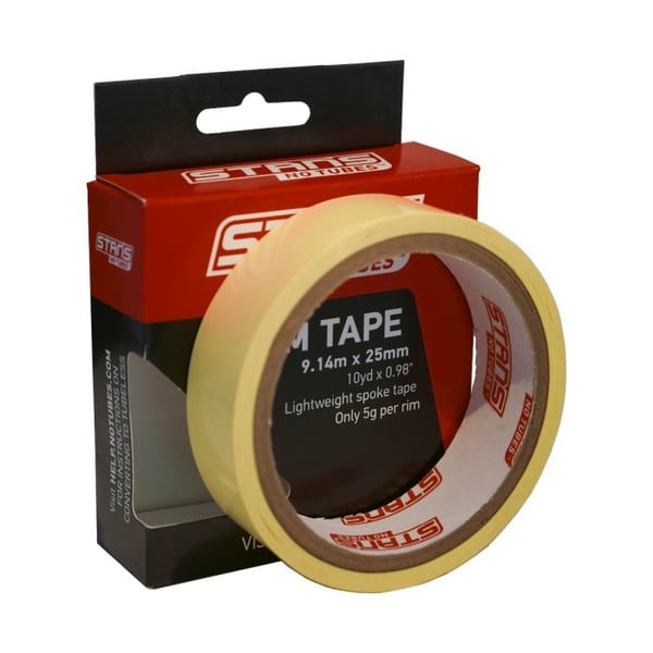 Stan's NoTubes Stan's Rim Tape pysseltejp 9 m Gul