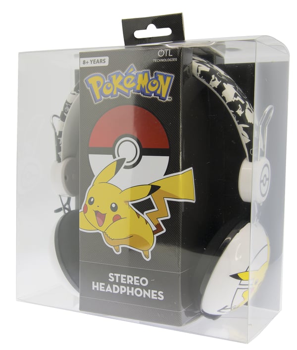 OTL Technologies Pokémon Pikachu Japanese Hovedtelefoner Ledningsført Headset Musik Sort, Hvid, Gul