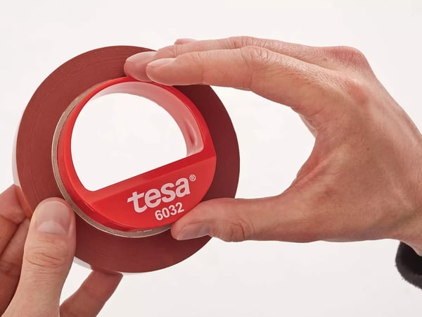 TESA 6032 Plast, Stål Rød, Sølv