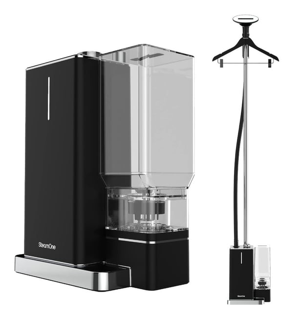 SteamOne George 2 2300 W 2 L Musta, Hopea, Läpinäkyvä
