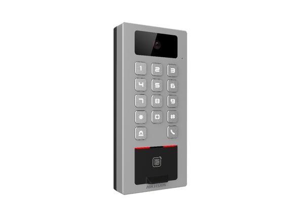 Pikkukuva 2 / 3: Hikvision DS-K1T502DBFWX-C kulunvalvontakorttien lukija Peruskulkukortinlukija Musta, Harmaa