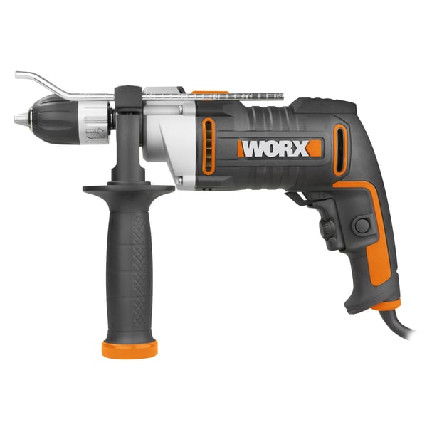 WORX WX318 bor 3000 rpm Nøglefri 2,4 kg Sort, Okker