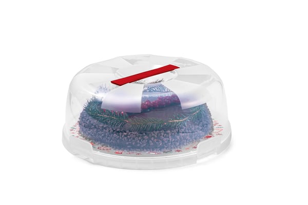 Miniatyrbild 5 av 5: Snips 000223 kakburk Rund Plast Röd, Transparent, Vit