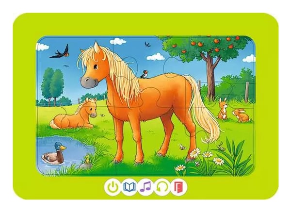 tiptoi 00229 puslespil 6 stk Dyr