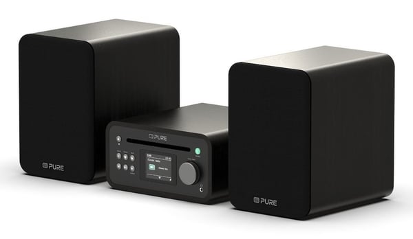 Miniatyrbild 6 av 8: Pure Classic Stereo Mini Hemmaljud mikrosystem 20 W Svart