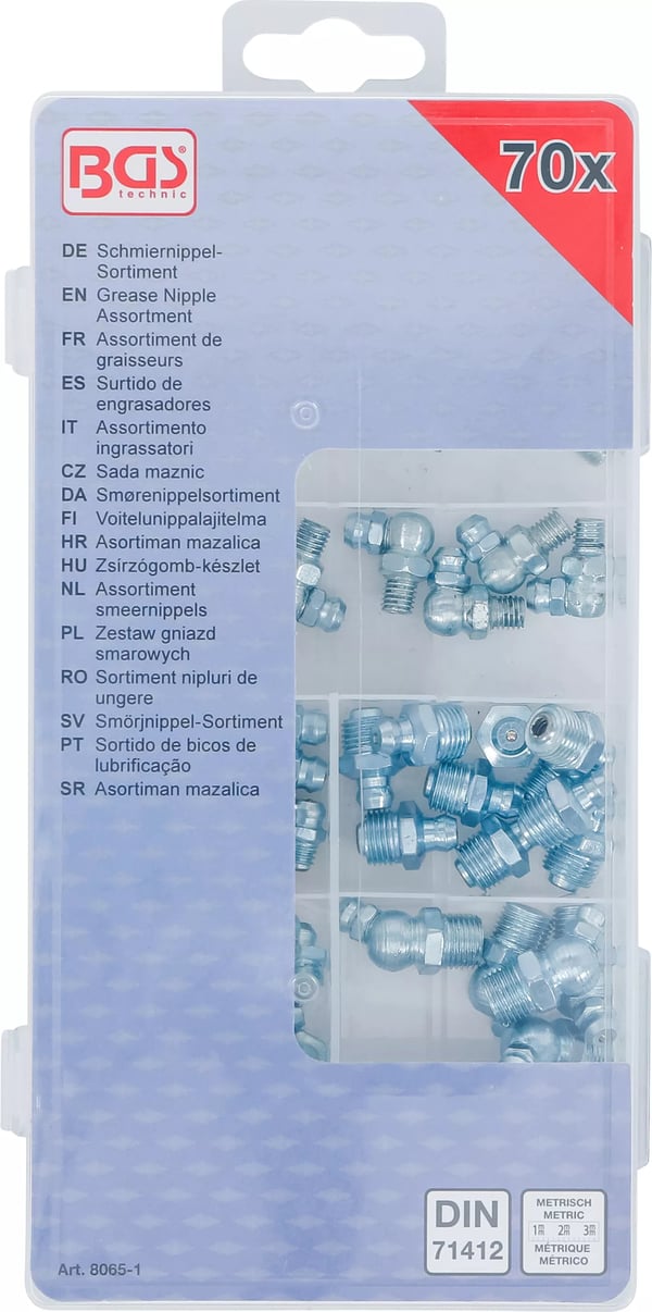 Pikkukuva 4 / 4: BGS technic Grease Nipple Assortment
