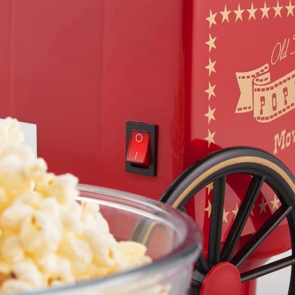 Haeger PM-120.001A popcornmaskine Rød 4 min. 1200 W