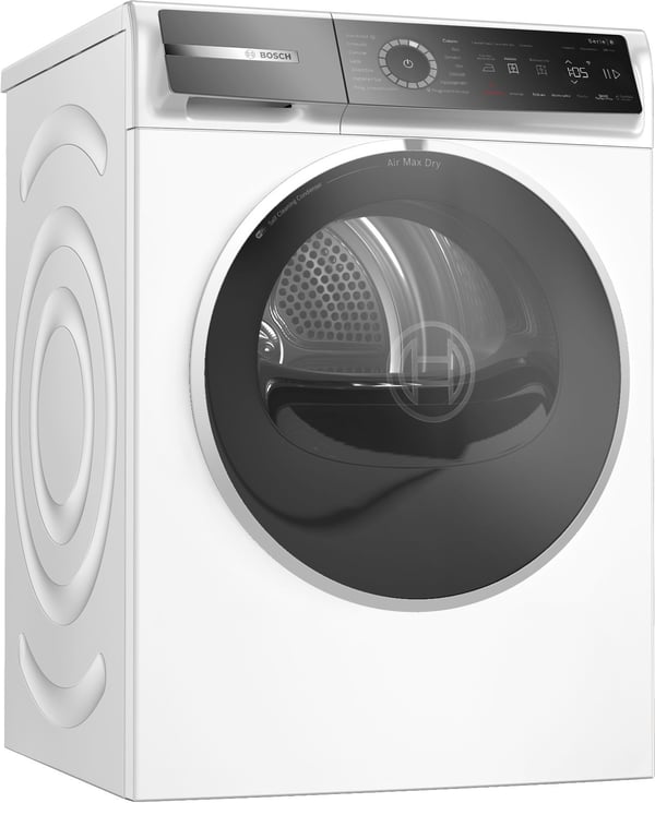 Bosch Serie 8 WRB247C0IT tørretumbler Fritstående Front-læsning 9 kg Hvid