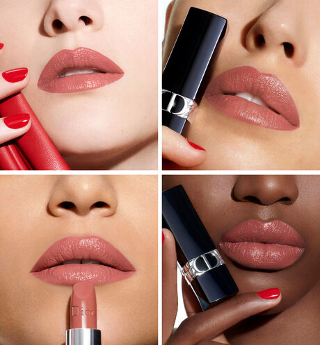 Miniatyrbillede 2 af 5: Dior Rouge 100 Nude Look Satin