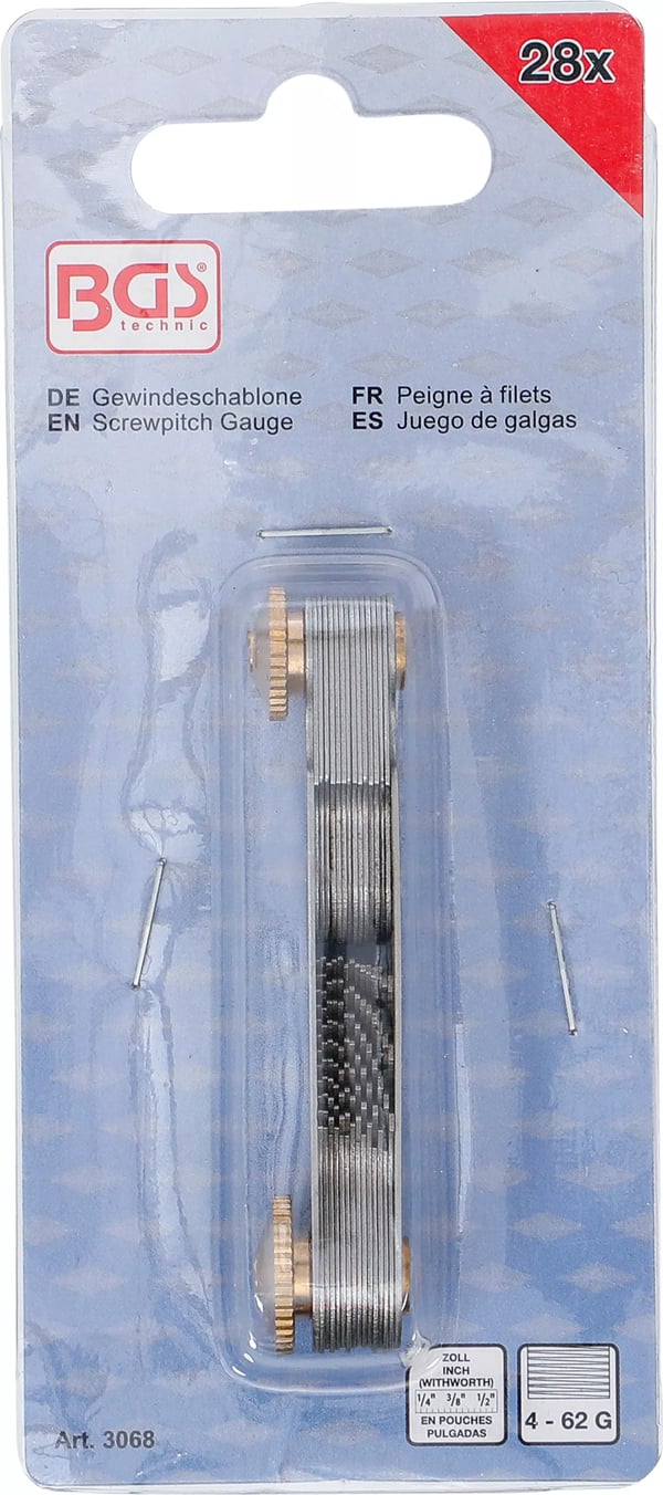 Miniatyrbillede 3 af 5: BGS technic Screwpitch Gauge