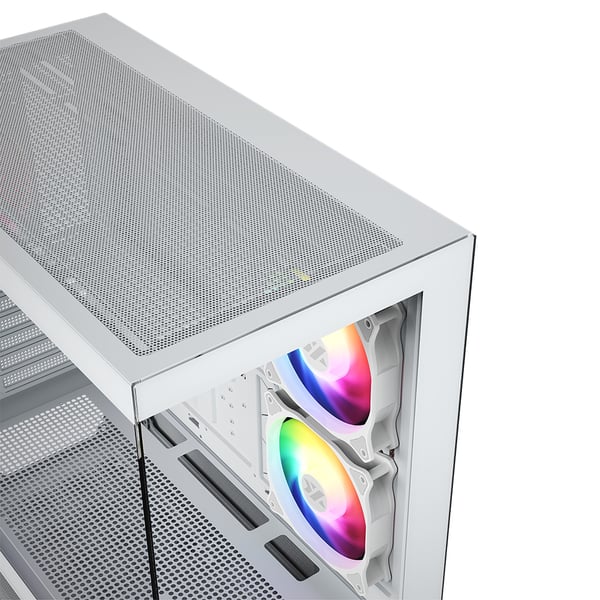 XYZ X-CS-AURORAX-50-W tietokonekotelo Midi Tower Musta