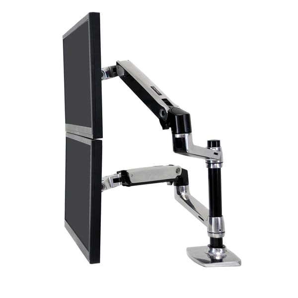 Ergotron LX - Monteringssats (Klämfäste för bord, bordsgenomföring, stång, 2 leder)