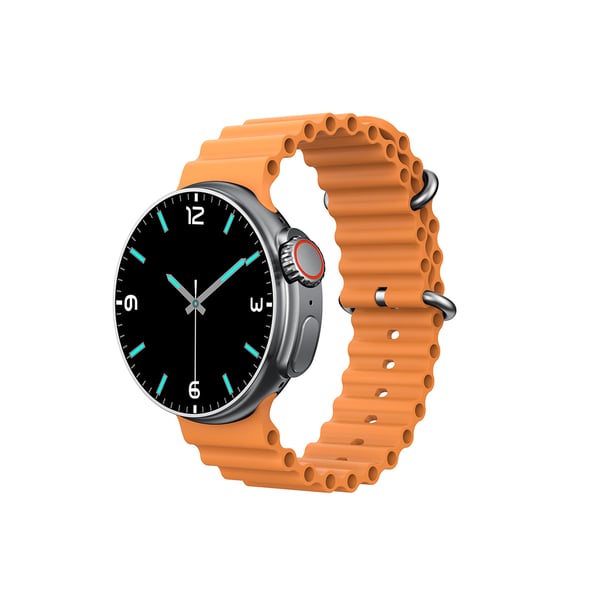 DCU Advance Tecnologic 34157018 Smartwatch og sportsur 3,66 cm (1.44") AMOLED 30 mm Digital 466 x 466 pixel Berøringsskærm Metallic